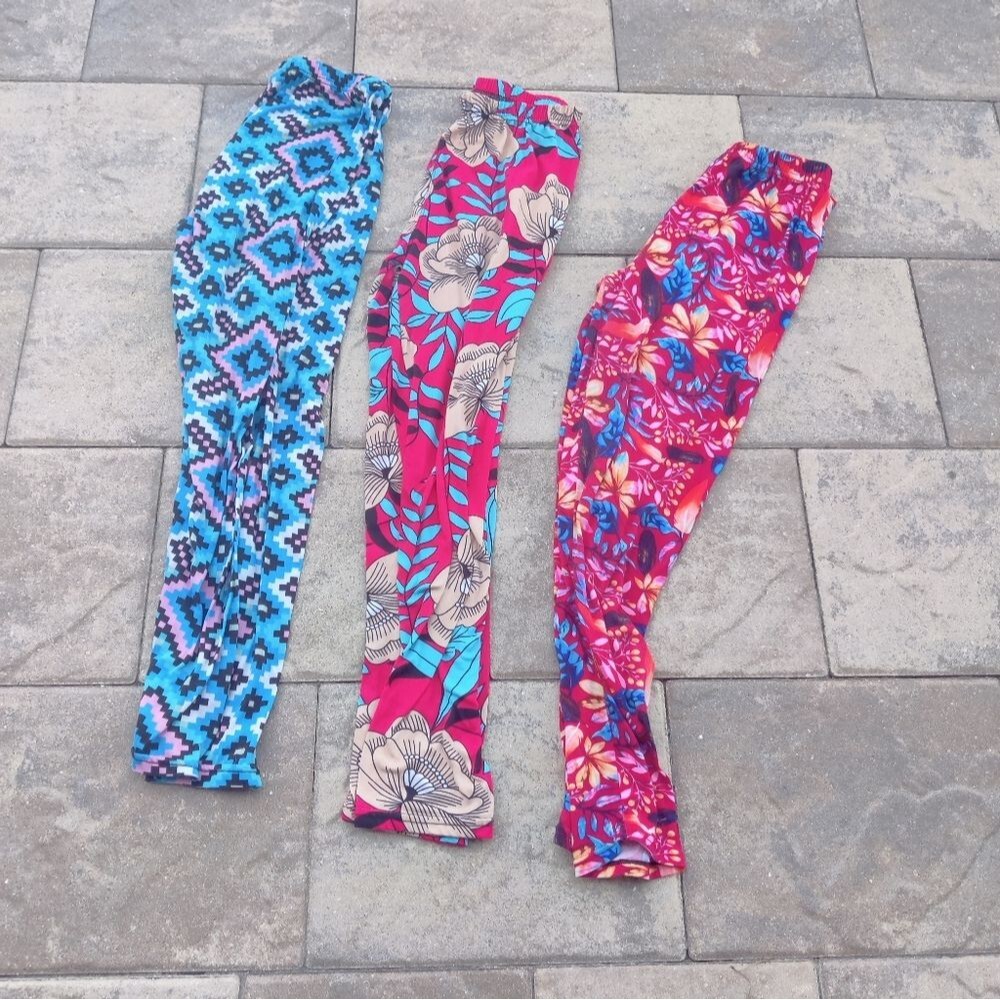 Patterned Leggings Bundle One Size - Picture 1 of 5